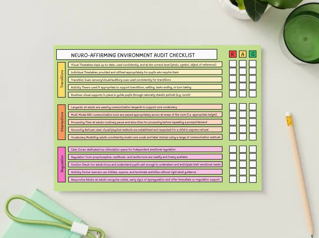 Neuro-Affirming Environment Audit Checklist
