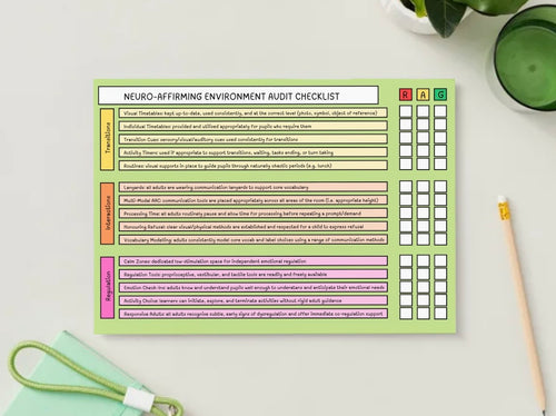 Neuro-Affirming Environment Audit Checklist